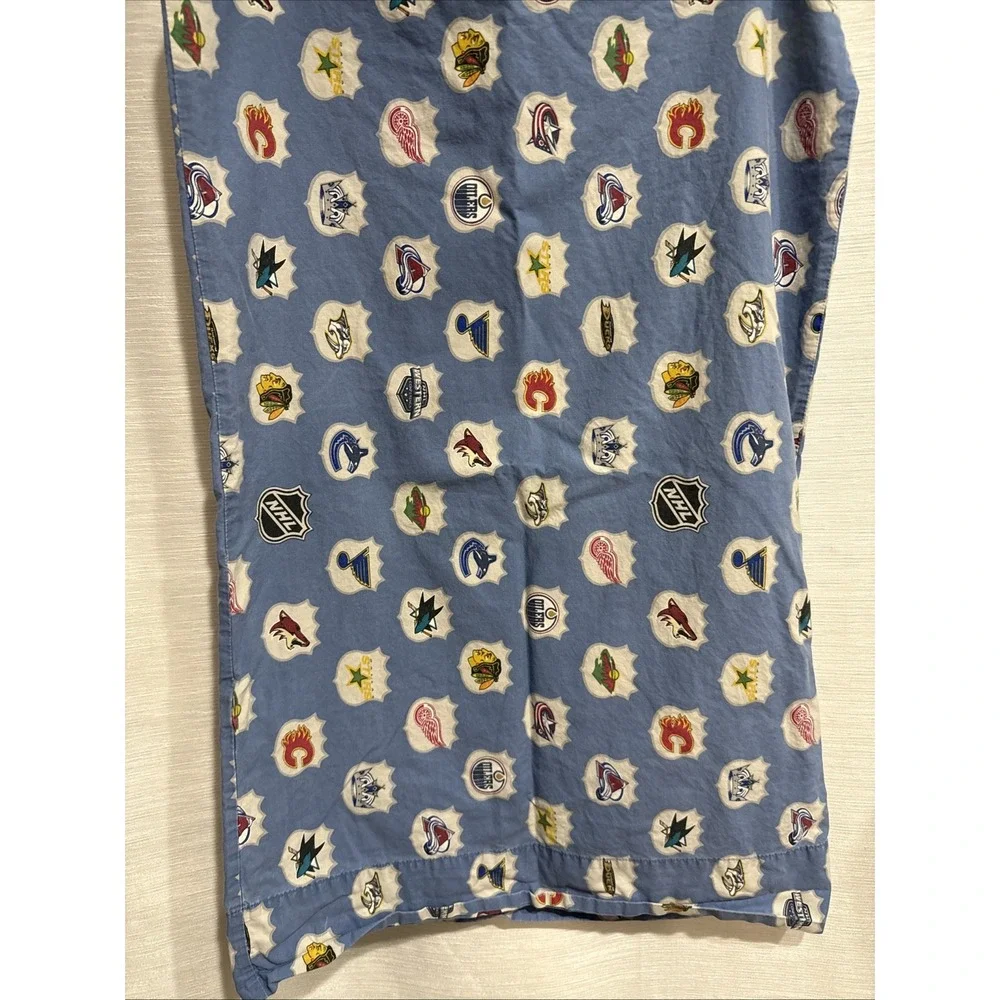 Pottery Barn Teen NHL Hockey Western Conference Logo Blue Pillow Case